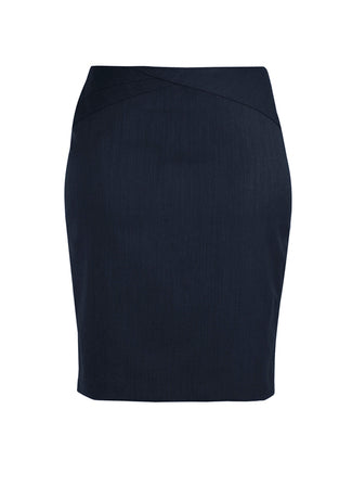 BIZ CORPORATES Comfort Wool Stretch Womens Chevron Band Skirt 24014 Clearance