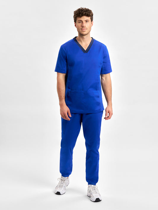 INAURA Riley Mens Stretch Scrub Top CST043MS