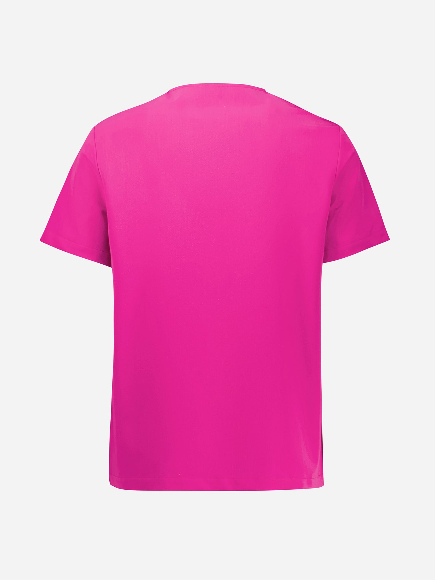INAURA Womens Pink V-Neck Scrub Top CST245LS