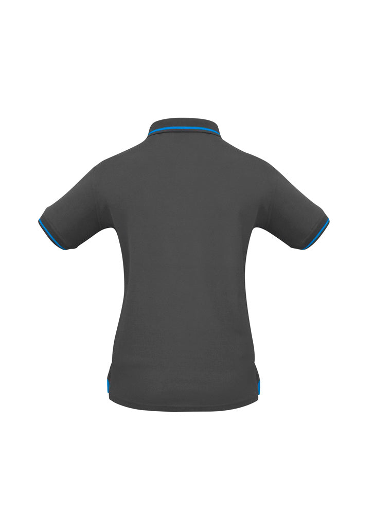 BIZ COLLECTION Womens Jet Short Sleeve Polo P226LS