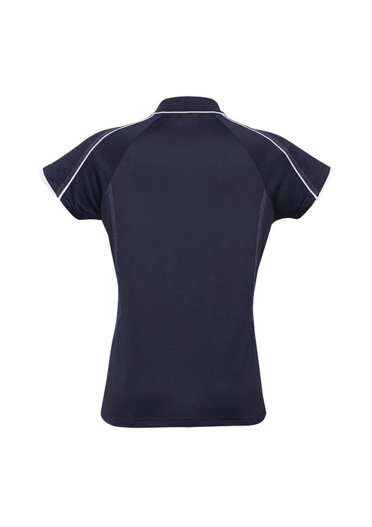 BIZ COLLECTION Womens Blade Short Sleeve Polo P303LS