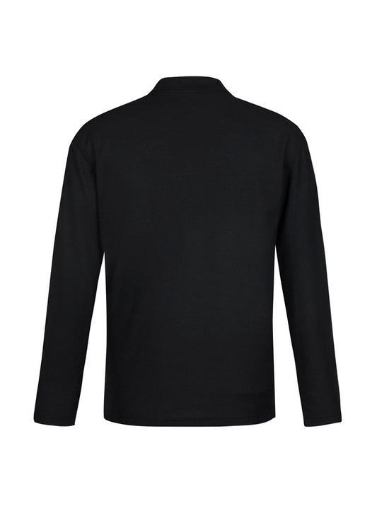 BIZ COLLECTION Mens Crew Long Sleeve Polo P400ML