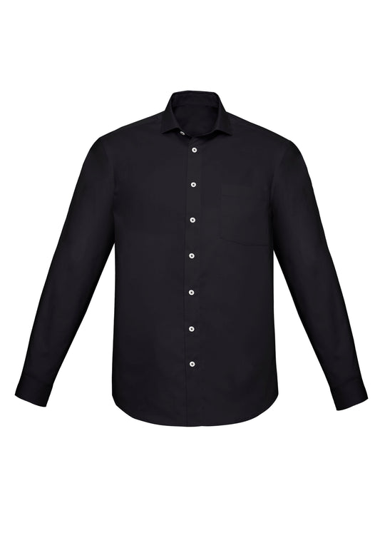 BIZ CORPORATES Mens Charlie Classic Fit Long Sleeve Shirt RS968ML