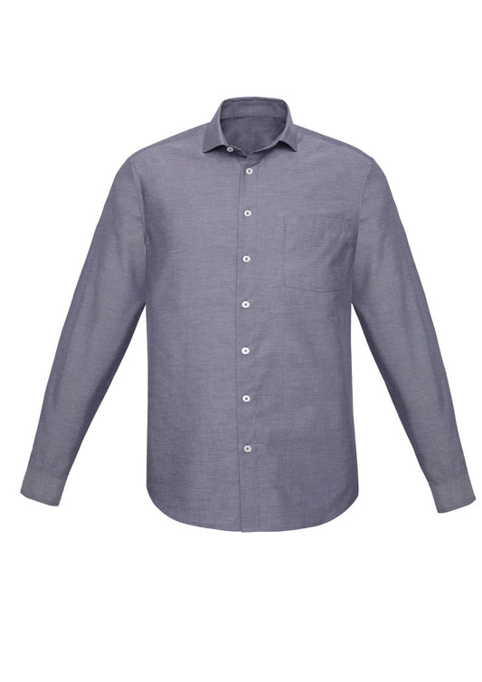 BIZ CORPORATES Mens Charlie Classic Fit Long Sleeve Shirt RS968ML Clearance