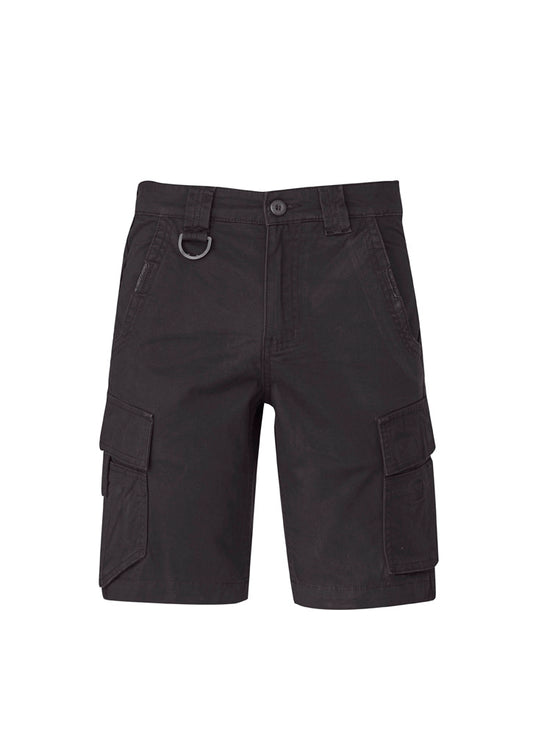 SYZMIK Mens Streetworx Curved Cargo Short ZS360 Clearance