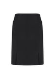 BIZ CORPORATES Womens Siena Front Pleat Detail Straight Skirt 20720 Clearance