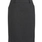 BIZ CORPORATES Womens Comfort Wool Stretch Multi-Pleat Skirt 24015