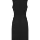 BIZ CORPORATES Womens Comfort Wool Stretch Sleeveless V-Neck Dress 34021