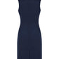 BIZ CORPORATES Womens Comfort Wool Stretch Sleeveless V-Neck Dress 34021