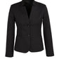 BIZ CORPORATES Womens Cool Stretch Short Jacket with Reverse Lapel 60113