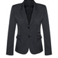 BIZ CORPORATES Womens Cool Stretch 2 Button Mid Length Jacket 60119