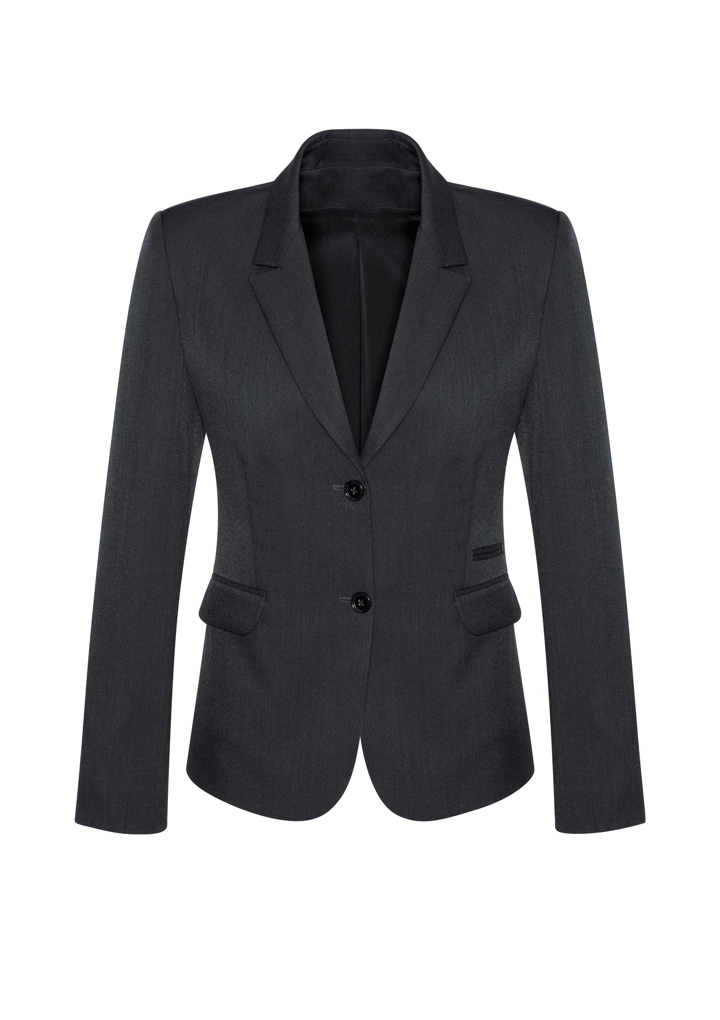 BIZ CORPORATES Womens Cool Stretch 2 Button Mid Length Jacket 60119