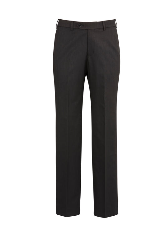 BIZ CORPORATES Mens Cool Stretch Flat Front Pant (Stout) 70112S Clearance