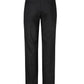 BIZ CORPORATES Mens Comfort Wool Stretch Flat Front Pant 74012