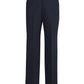 BIZ CORPORATES Mens Comfort Wool Stretch Flat Front Pant 74012