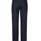 BIZ CORPORATES Mens Comfort Wool Stretch Flat Front Pant 74012