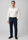 BIZ CORPORATES Mens Comfort Wool Stretch Adjustable Waist Pant 74014
