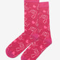 INAURA Pink Unisex Happy Feet Comfort Socks CCS250U