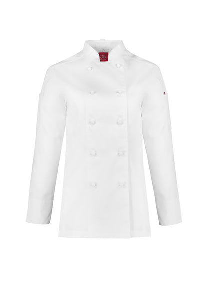 BIZ COLLECTION Womens Al Dente Long Sleeve Chef Jacket CH230LL Clearance