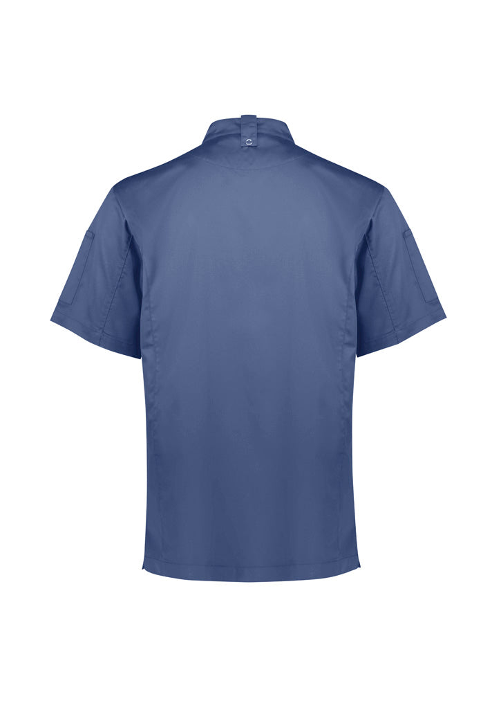 BIZ COLLECTION Mens Alfresco Short Sleeve Chef Jacket CH330MS Clearance