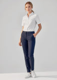 BIZ CARE Womens Comfort Waist Slim Leg Pant CL953LL