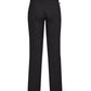 BIZ CARE Mens Comfort Waist Flat Front Pant CL958ML