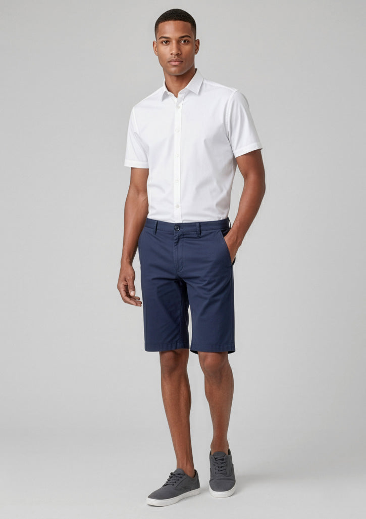 BIZ CARE Mens Comfort Waist Cargo Short CL960MS