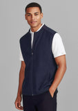 BIZ CARE Mens Nova Zip Front Vest CO343MV