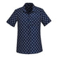 BIZ CARE Womens Florence Daisy Print Short Sleeve Shirt CS948LS