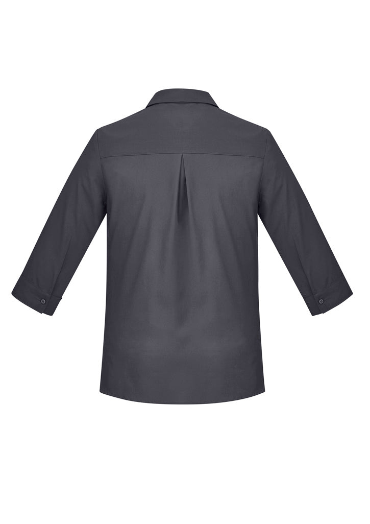 BIZ CARE Womens Florence Plain 3/4 Sleeve Shirt CS951LT Clearance