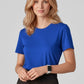 BIZ CARE Womens Marley Short Sleeve Jersey Top CS952LS