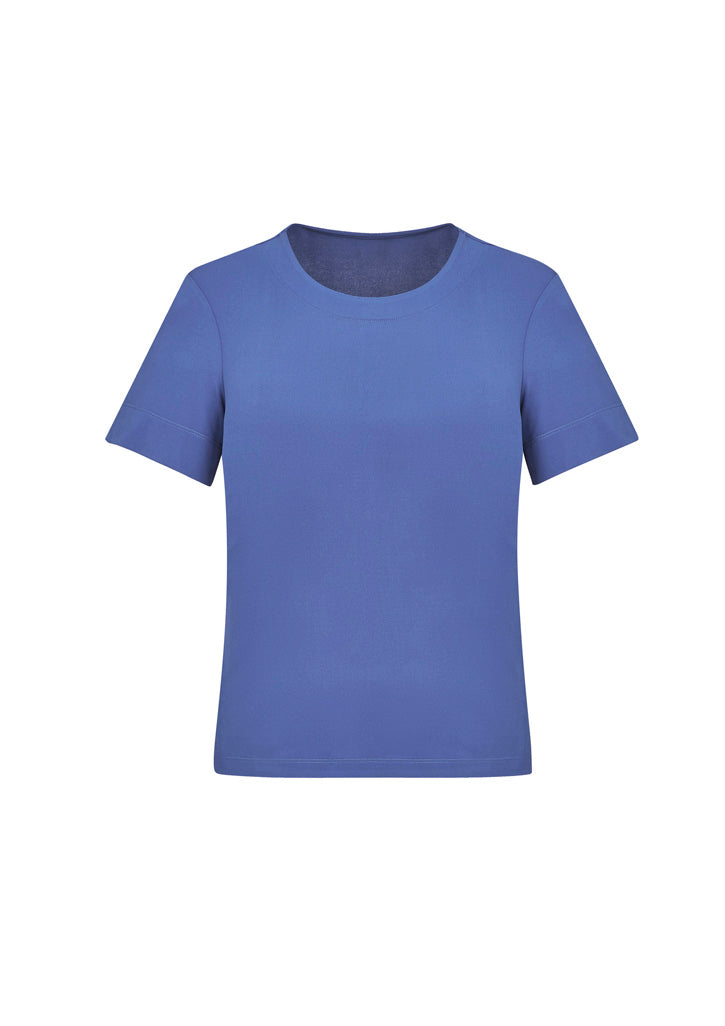BIZ CARE Womens Marley Short Sleeve Jersey Top CS952LS