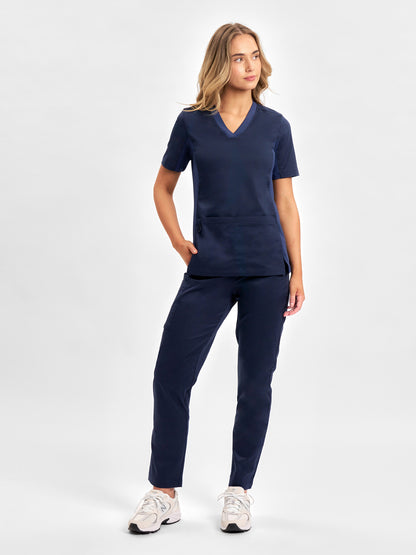 INAURA Riley Womens Straight Leg Scrub Pant CSP047LL