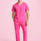 BIZ CARE Unisex Pink Scrub Pant CSP102UL