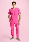 BIZ CARE Unisex Pink Scrub Pant CSP102UL