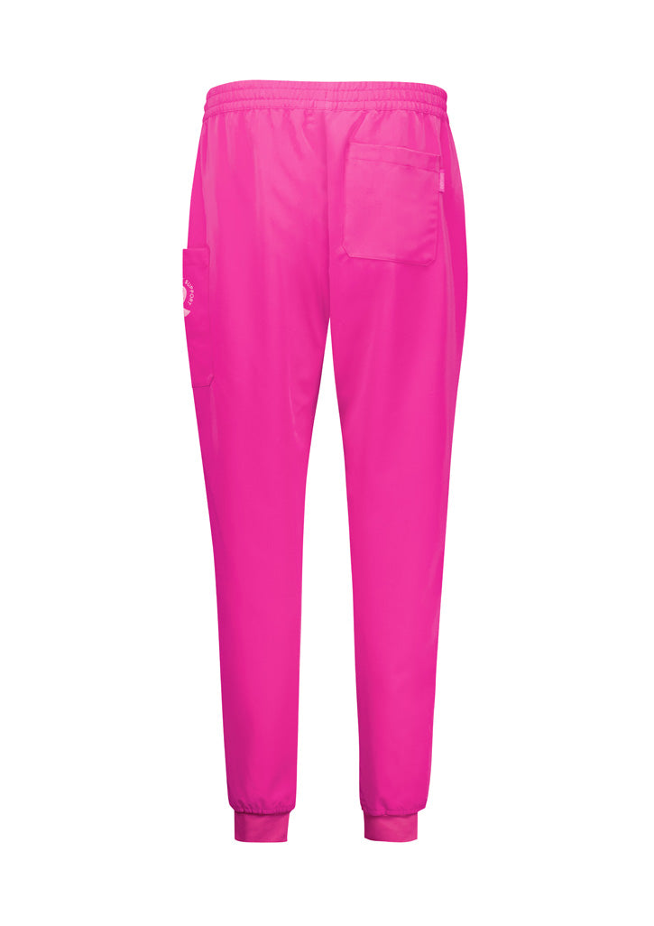 BIZ CARE Womens Pink Jogger Scrub Pant CSP241LL