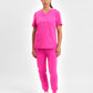 INAURA Womens Pink Jogger Scrub Pant CSP241LL