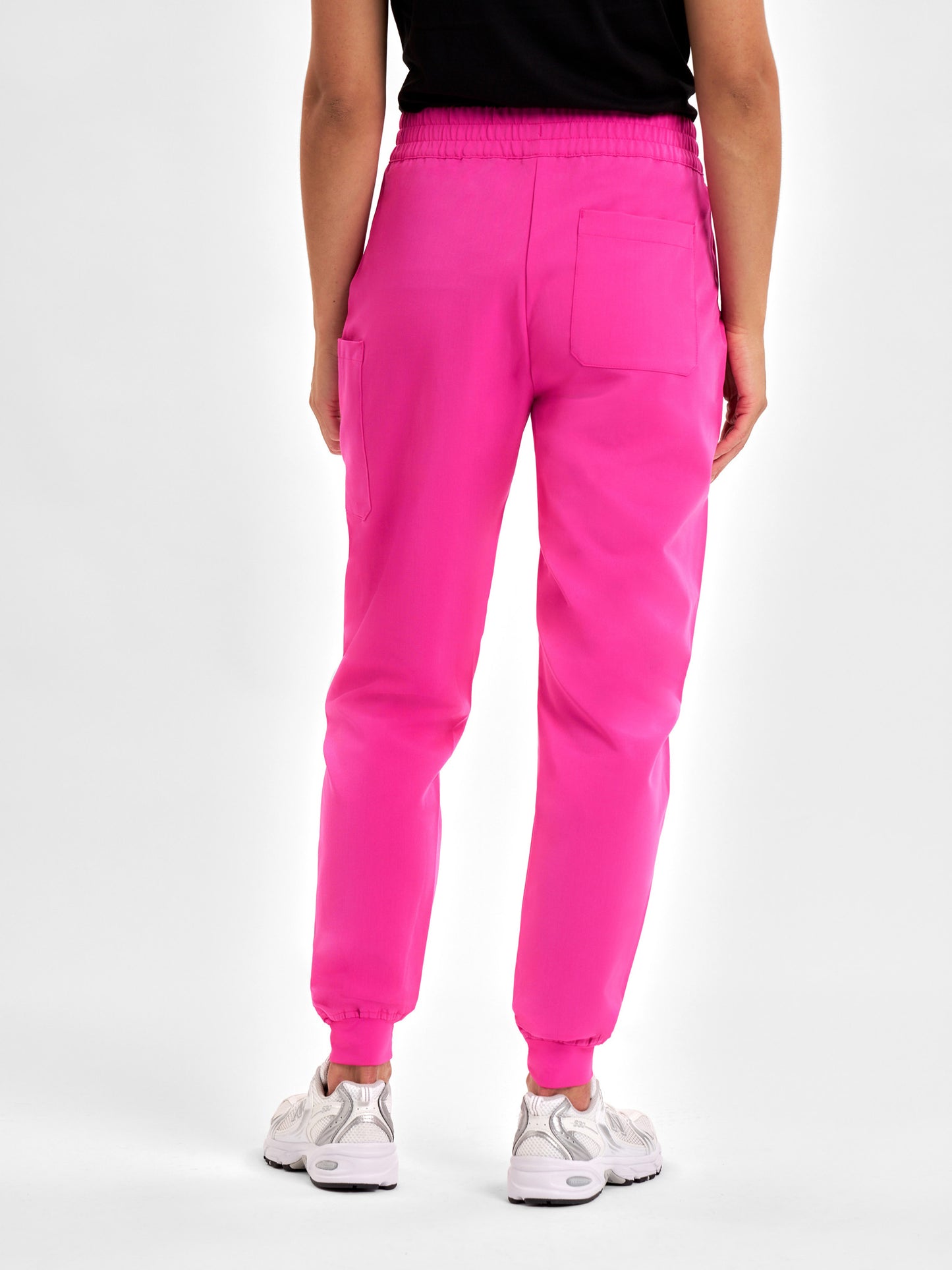 INAURA Womens Pink Jogger Scrub Pant CSP241LL