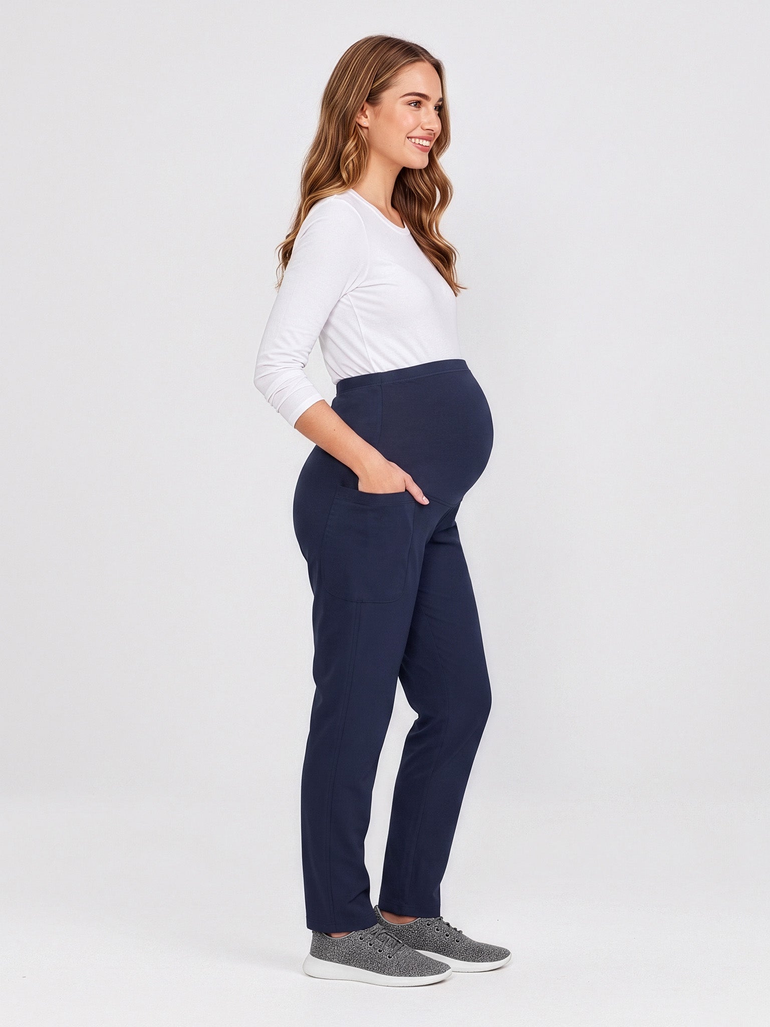 INAURA Rose Womens Maternity Scrub Pant CSP244LL