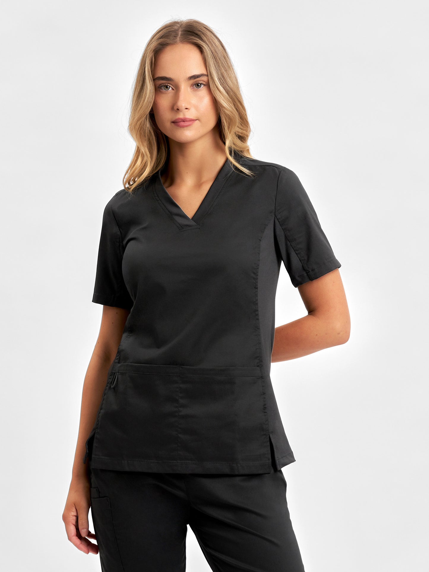 INAURA Riley Womens Stretch Scrub Top CST043LS
