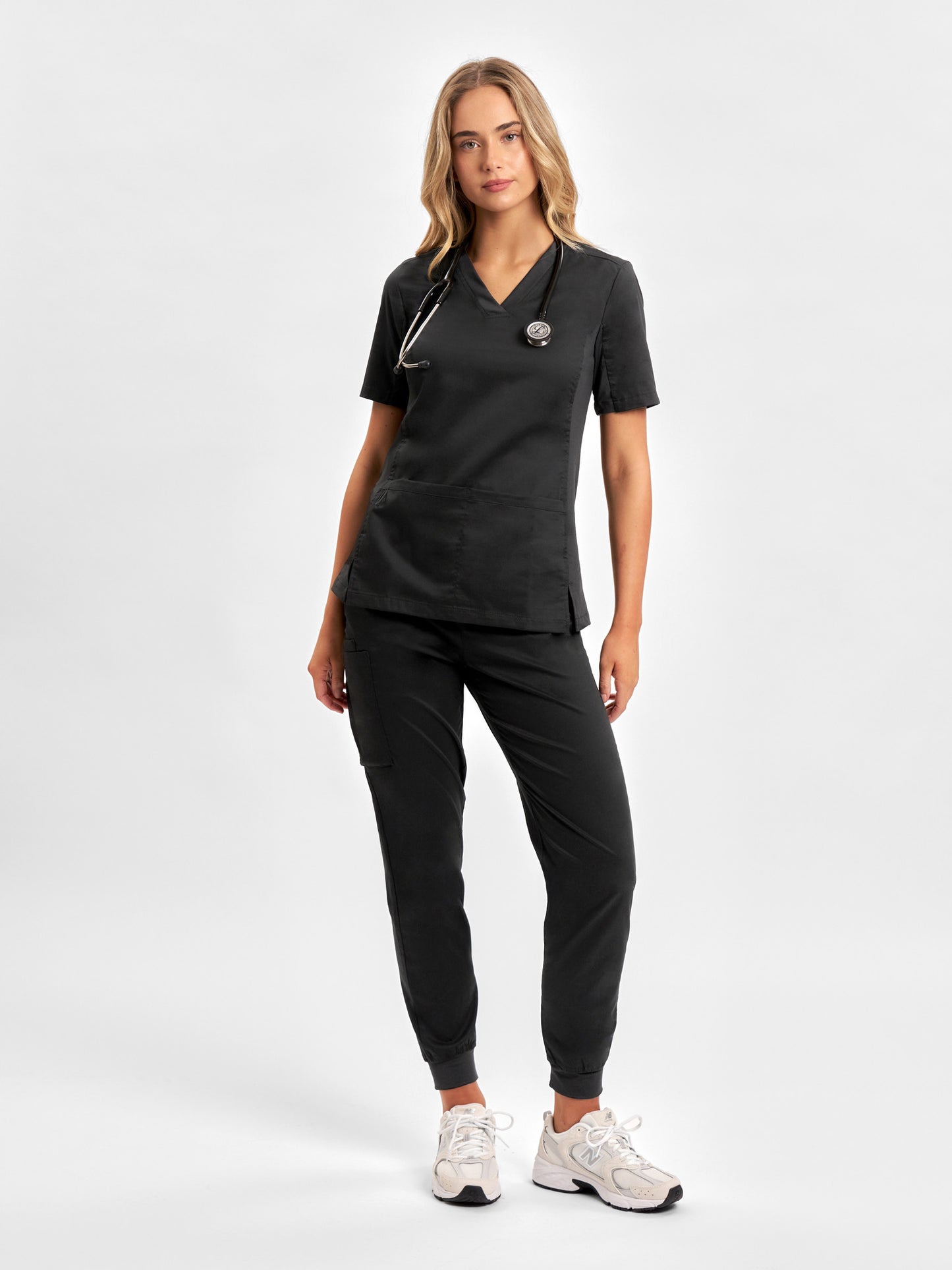 INAURA Riley Womens Stretch Scrub Top CST043LS