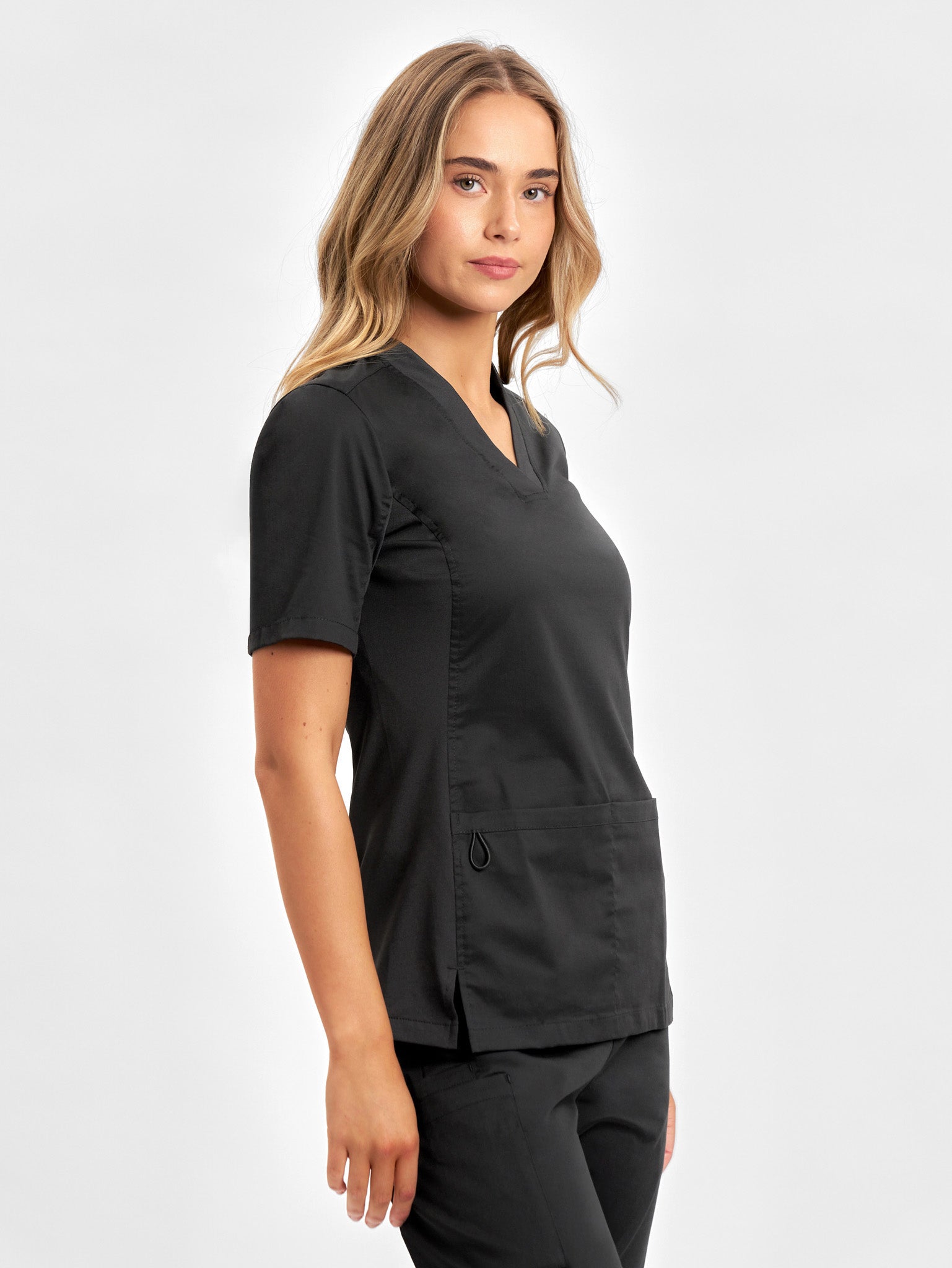 INAURA Riley Womens Stretch Scrub Top CST043LS
