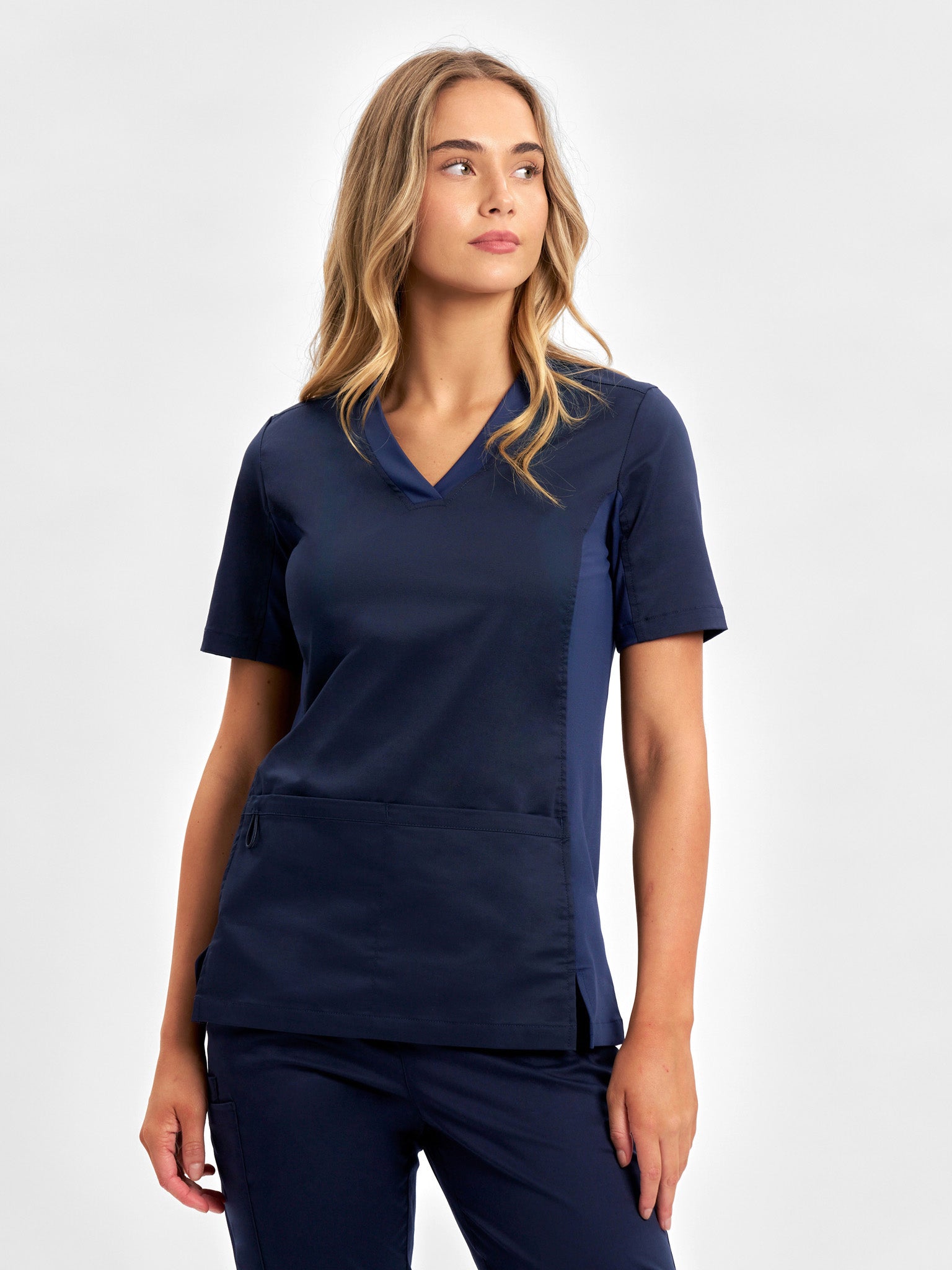 INAURA Riley Womens Stretch Scrub Top CST043LS