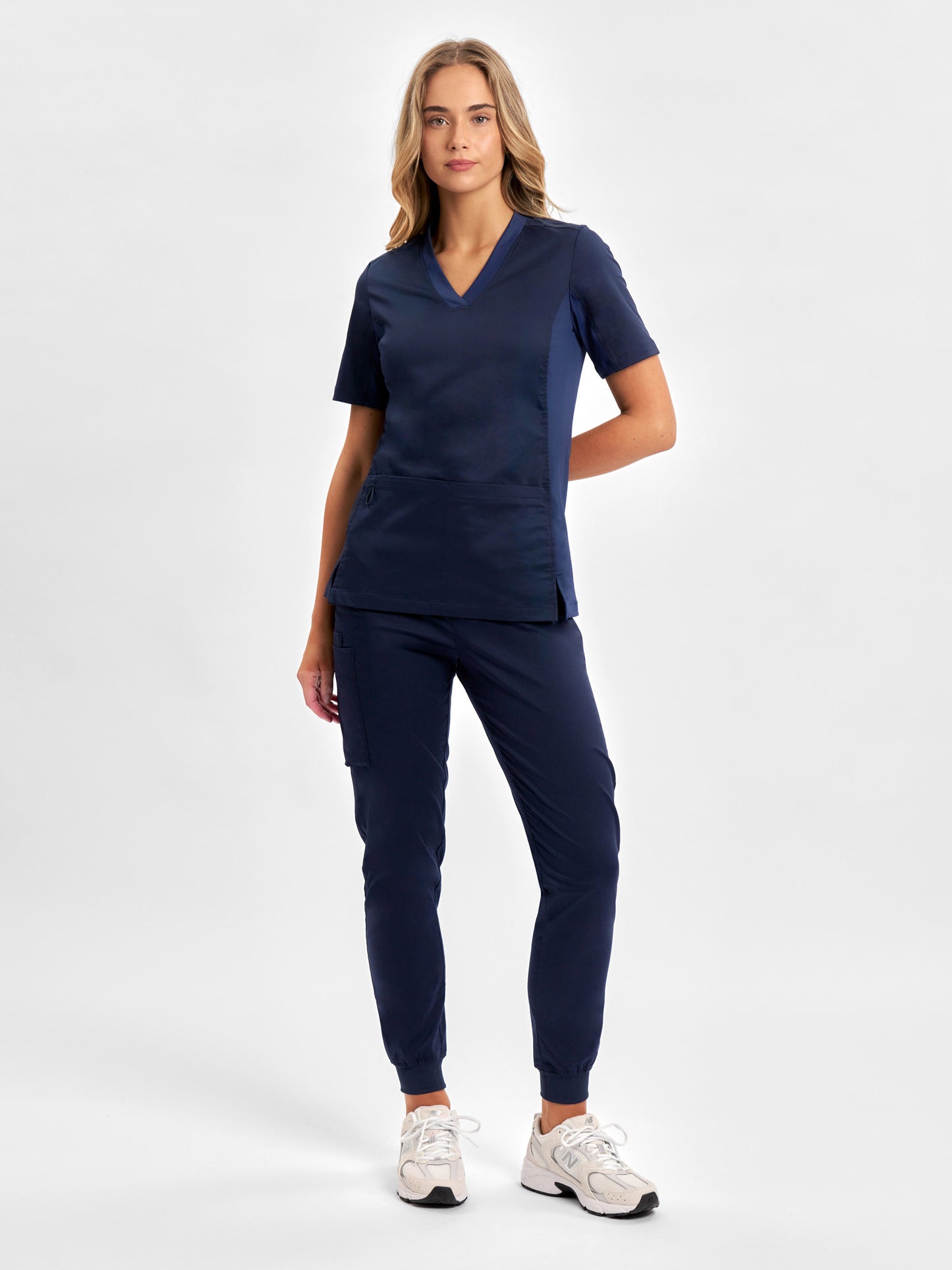 INAURA Riley Womens Stretch Scrub Top CST043LS