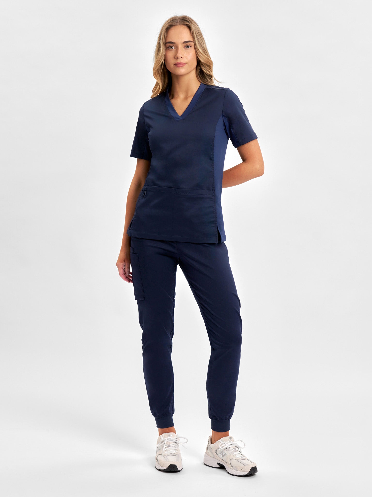 INAURA Riley Womens Stretch Scrub Top CST043LS