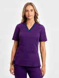INAURA Riley Womens Stretch Scrub Top CST043LS