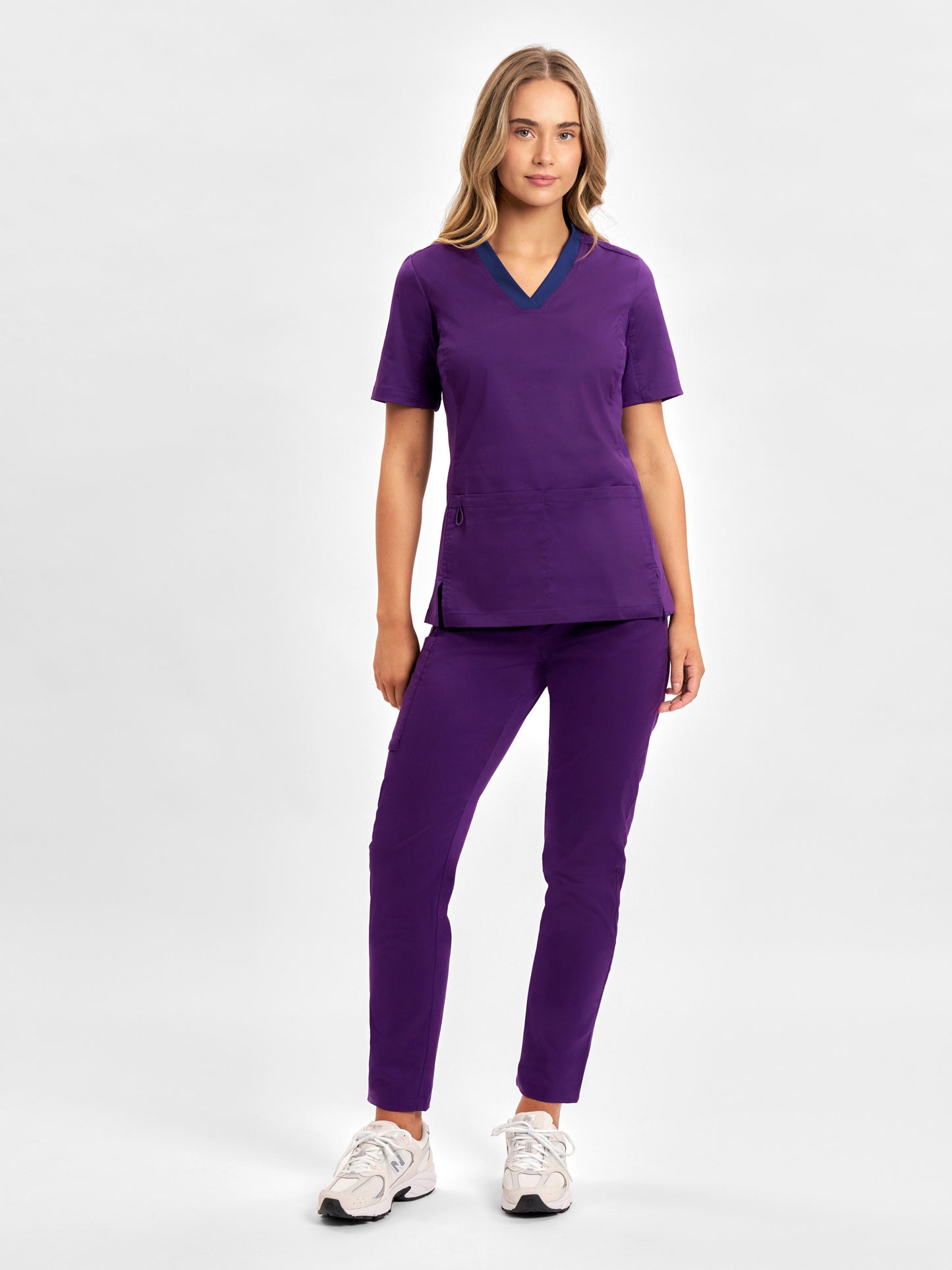 INAURA Riley Womens Stretch Scrub Top CST043LS