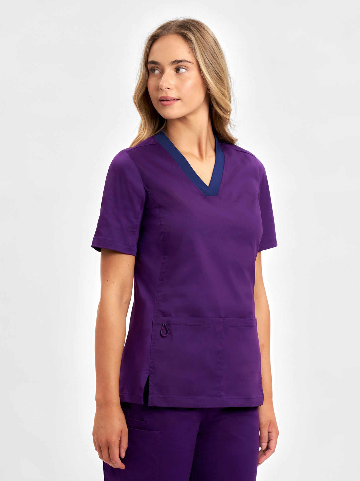 INAURA Riley Womens Stretch Scrub Top CST043LS