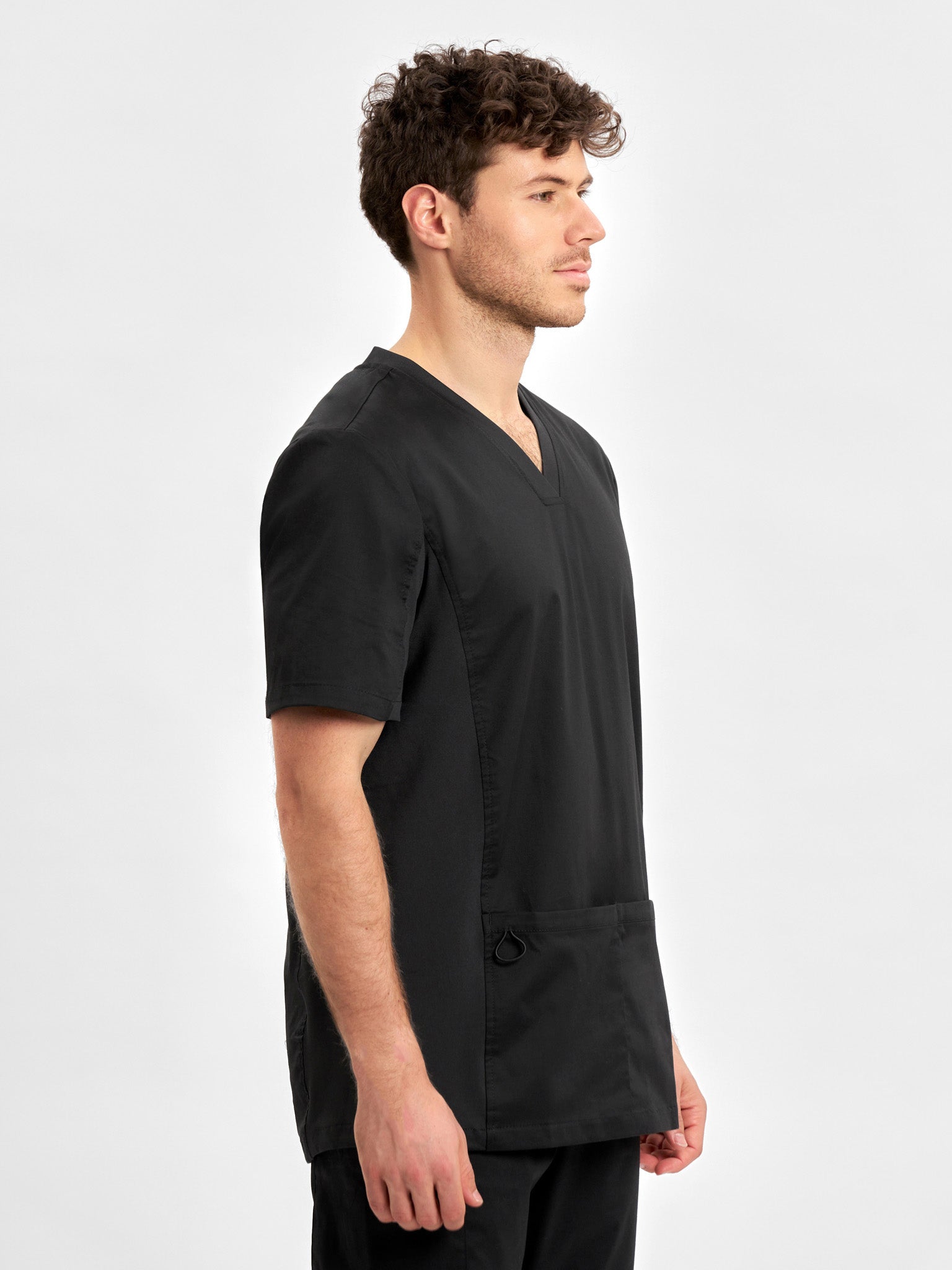 INAURA Riley Mens Stretch Scrub Top CST043MS