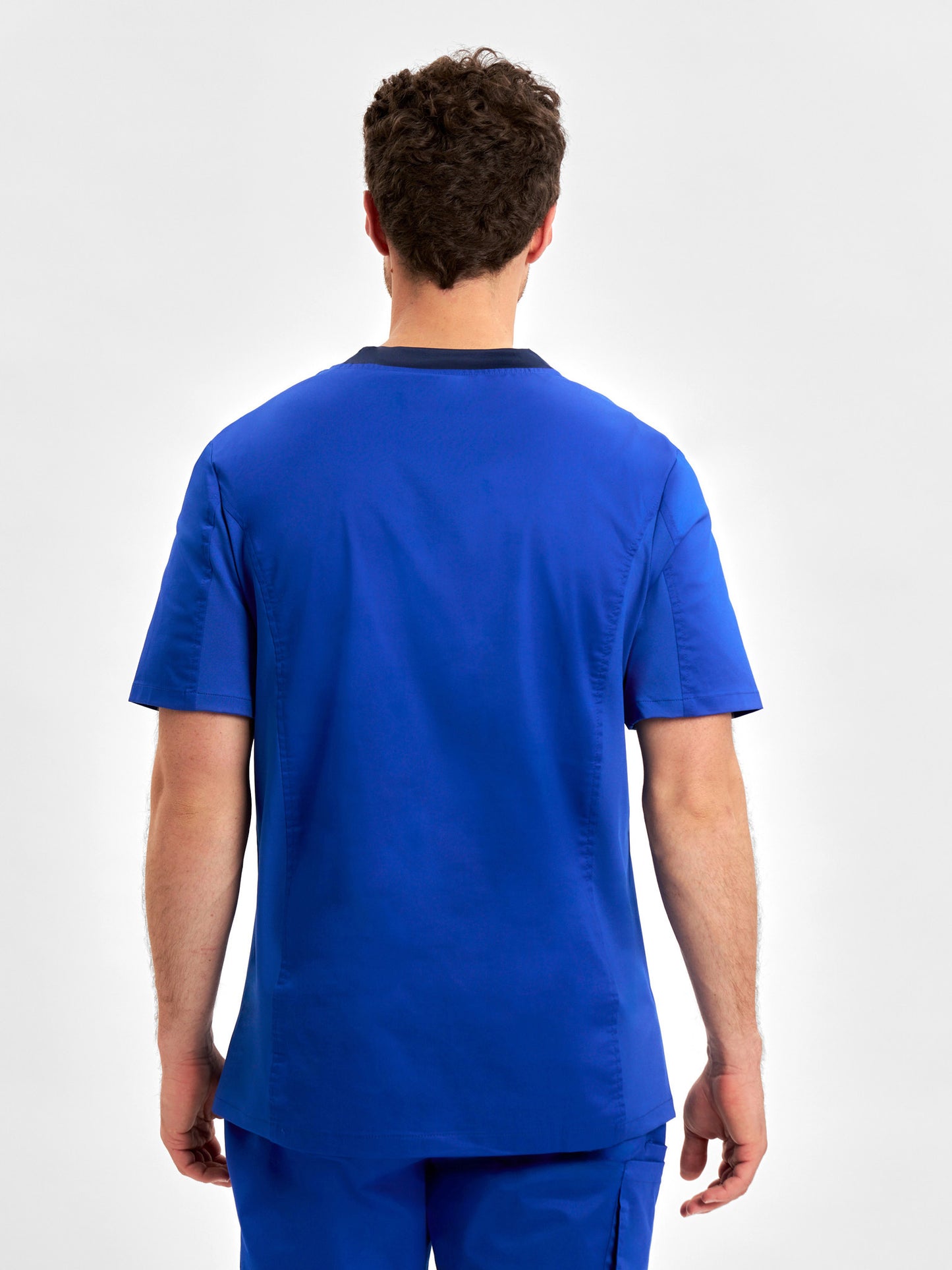 INAURA Riley Mens Stretch Scrub Top CST043MS